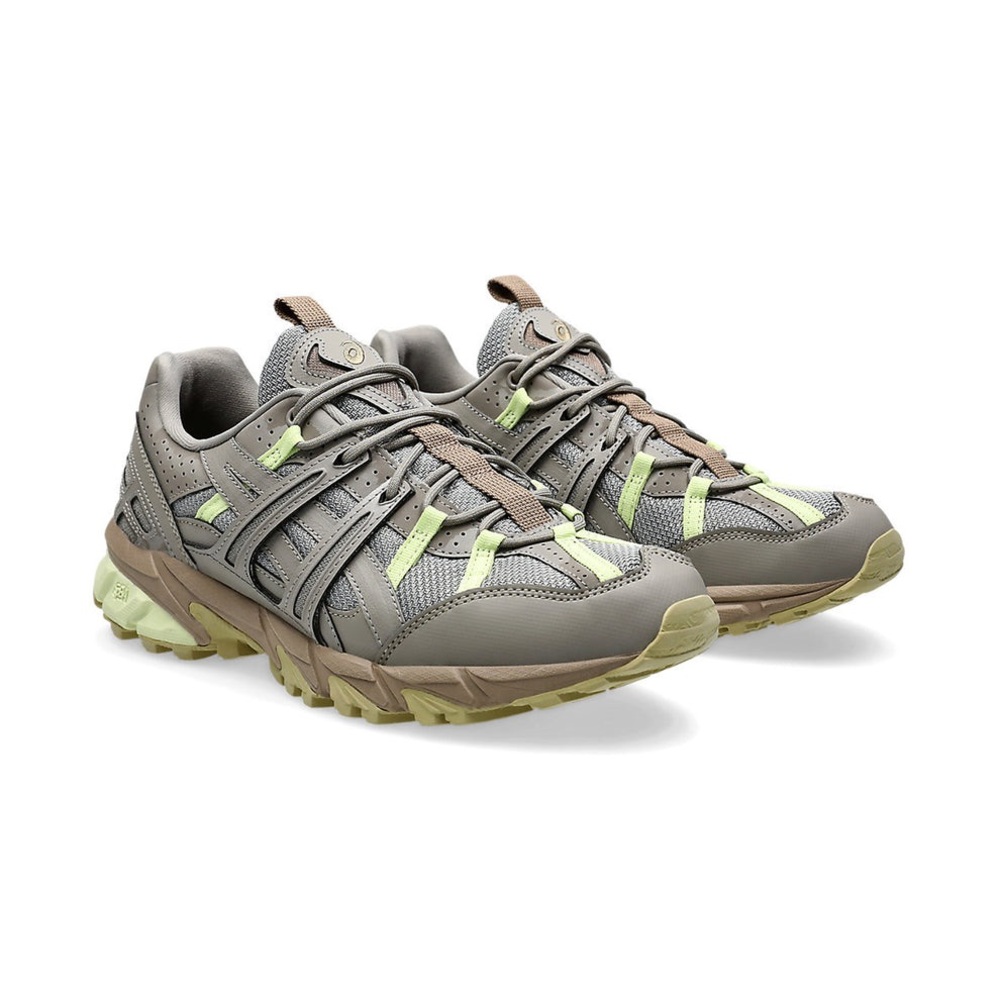 ASICS GEL-SONOMA 15-50 STEEPLE GREY TRAIL SHOES Green Sneakers NWOT